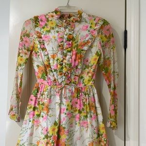 True vintage 1960s mini dress